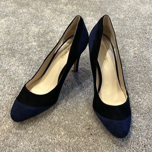 Nine West Black and Blue Heels